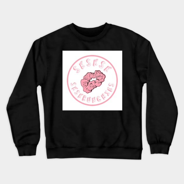 SKSKSK Scrunchie Sticker VSCOGRL Visco Girl Pink Pastel Gifts for Girls Crewneck Sweatshirt by gillys